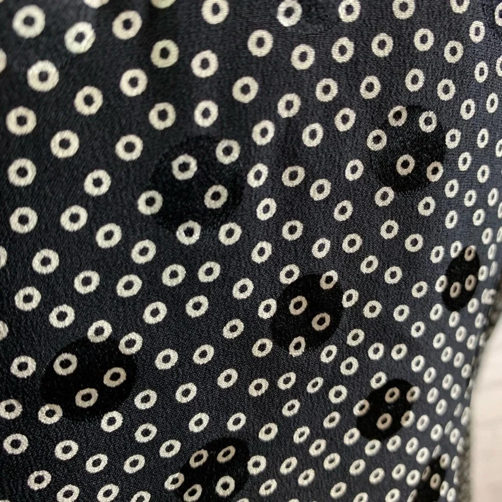 LONG Escada Silk Shirt Dress Size 8 - Picture 6 of 11